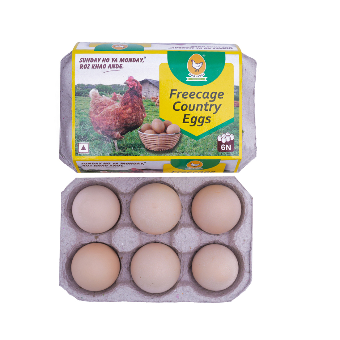 Country Eggs Pack of 6
