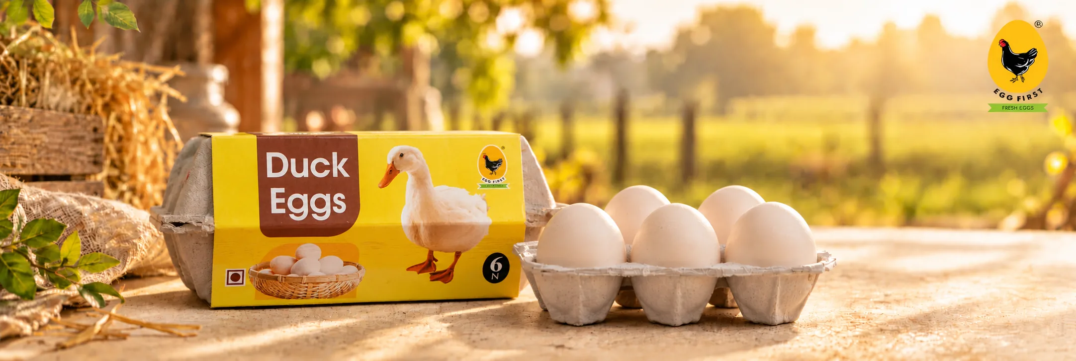 Egg First duck eggs