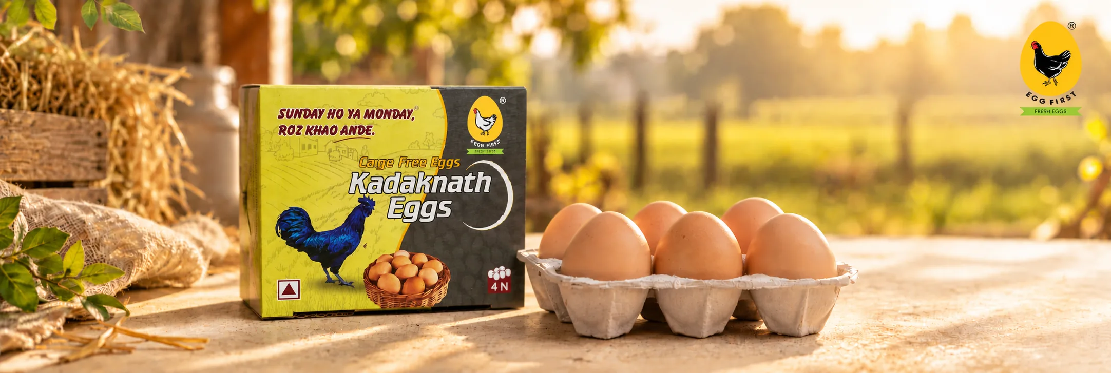 Egg First Kadaknath eggs